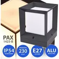 Maxkomfort Sockelleuchte PAX, ohne Leuchtmittel, Standleuchte schwarz Groß