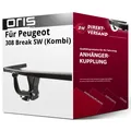 Anhängerkupplung starr für Peugeot 308 Break SW (Kombi) 11.2008-10.2014 neu