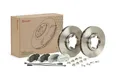 2x BREMBO Bremsbelagsatz, Scheibenbremse P 50 129 für MERCEDES-BENZ