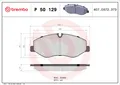 BREMBO P 50 129 Bremsbelagsatz, Scheibenbremse für MERCEDES-BENZ,MERCEDES-BENZ (