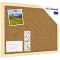 ALLboards Memoboard ALLboards Pinnwand mit Holz Rahmen Korktafel Korkwand 30 cm x 40 cm