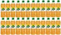 24 Flaschen Volvic Juicy Orange-Mango inc. 6 € EINWEG a 0,5 L