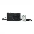 Sony CyberShot DSC-WX350 18.2 MP Digitalkamera - Schwarz - akzeptabel