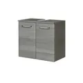 calmo2go Waschbeckenunterschrank  Alba , grau , Maße (cm): B: 60 H: 53 T: 33.0