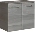 Waschtischunterschrank pelipal Alika 60 cm graphit Struktur quer zerlegt