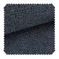 novely® CORTE - Luxuriöser Bouclé-Polsterstoff - Schwerer Möbelstoff mit Schlingen Knoten 790g - Pflegeleichte Meterware 1lfm | Farbe: 98 Anthrazit Schwarz
