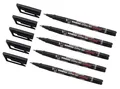 5 x Stabilo OHPen Folienschreiber OHP-Marker schwarz S, permanent 0,4 mm