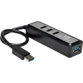 Eaton Tripp Lite Series Portable 4-Port USB 3.0 SuperSpeed Mini Hub with Built In Cable (USB-C, 4 Ports) (U360-004-MINI)