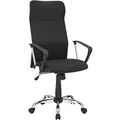 Songmics Bürostuhl Ergonomisch Höhenverstellbar Neigbar Schwarz