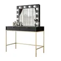 Lookway Schminktisch, Schwarz, Holzwerkstoff, 104x78x50 cm, Schlafzimmer, Schminktische