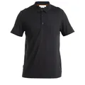 Icebreaker - Merino 150 Tech Lite III S/S Polo - Merinoshirt Gr XXL schwarz