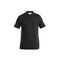 Icebreaker Men Merino 150 Tech Lite III SS Polo Black (XXL)