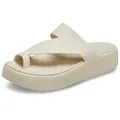 Crocs Herren Getaway Platform Toe Loop Sandalen, Sandstone, 36/37 EU