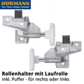 💚💚💚 Hörmann Laufrolle mit Puffer Rollenhalter Schwingtor N80 links rechts