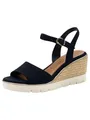 Tamaris Sandalette Damen Keilabsatz blau,EU 40