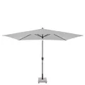 Doppler Marktschirm MyZone 200 cmx 300 cm Hellgrau mit Kurbelmechanik