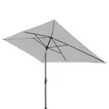 Doppler Mittelstockschirm "myZONE 300x200" Auto-Tilt, hellgrau, 300 x 200 cm