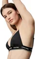 Calvin Klein Damen Triangel Bikini Oberteil ohne Bügel, Schwarz (Pvh Black), XS