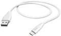 Hama USB-Ladekabel USB 2.0 USB-A Stecker, USB-C Stecker 1.50m Weiß 00201596