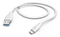 Hama 201596 0,48 Gbit/s USB A auf USB C Männlich 1,5 m  Weiß