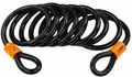 Burg Wächter 750 250 Spiralseil mit Ösen, extralang, 2500mm, Stahl (11150)