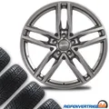 4x Alu Winterräder für Peugeot Rifter Reifen 215/60R17 Dunlop