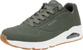 Skechers 52458 Uno Stand On Air - Herren Schuhe Sneaker - OLV-Grün, Größe:46 EU