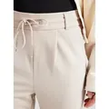 ONLY Bundfaltenhose ONLPoptrash (1-tlg) Drapiert/gerafft braun S