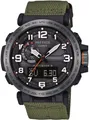 Funkchronograph, Quarzuhr, Armbanduhr, Herrenuhr, Solar, analog, digital, Stoppfunktion dunkelgrün