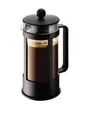 Bodum Kenya 350 ml Kaffeezubereiter für 3 Tassen - schwarzes Glasdesign