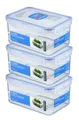LocknLock: 3x Dose rechteckig 1,1 l (HPL815D/3)