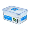 Vorratsdose 1.1L Lock & Lock HPL815D Rechteckig Klar Blau Behälter Kunststoff