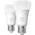 Philips Hue Leuchtmittel E27 White 2.700 K 1055,m 9,5 W 2er Set