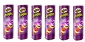 6x Pringles Texas BBQ Barbecue Patatine Grill 160g Kartoffel chips