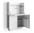 Vicco Regal-Schreibtisch Alena, Weiß, 85 x 27 cm