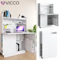 Schreibtisch Schrank Büro Aktenschrank Computertisch Sekretär Alena Weiß Vicco