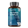 Probiotika - Kulturen Komplex - 60 Kapseln - 20 Bakterienstämme - Inulin - Vegan