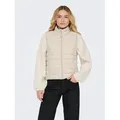 ONLY Steppweste ONLTAHIA LW QUILTED WAISTCOAT OTW CC OTW leicht glänzende Oberfläche beige XS (34)