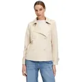 Cartoon Kurzblazer Cartoon Sommermantel mit Reverskragen Form beige 38