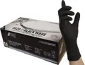 NITRAS® Einmalhandschuhe BLACK WAVE M schwarz 8320