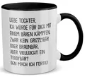 Tochter Geschenk Geburtstag 18 Jahre Kind Tasse Abi Bachelor Master Weihnachten