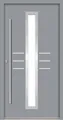 Splendoor Haustür Passivedoor Premium B07 Grau DIN Links 100 x 210 cm