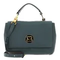 Coccinelle Leder Abendtasche Handtasche Liya Handbag Kale Green/Coff tannengrün