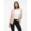 Vila Kurzblazer VIHER NEW 3/4 BLAZER -NOOS Materialmix, regular fit rosa XXL (46)