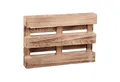 UNUS GARDEN Blumenkasten Paletten Pflanzkasten 3 Reihen (1 St), Pflanzkasten Deko Pflanzgefäß Kräutergarten Wanddekoration aus Holz