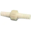 Klasebo Schlauchverbinder Kunststoff Weiß 3/3 Kupplung Tülle 13 mm