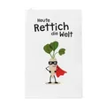 Grafik Werkstatt Geschirrtuch Grafik-Werkstatt Geschirrtuch Trockentuch Küche mit lustigem Spruch, Sprüchetuch