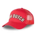 Von Dutch Tracker Kappe Herren Langlebig, Cap Herren, Rot, Perfekter Halt, Rot, Einheitsgröße