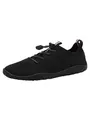 Jana Damen Sneaker flach Elastisch Vegan, Schwarz (Black), 39 EU