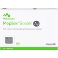 Mepilex Border Ag Verband 10x12,5cm 5 St